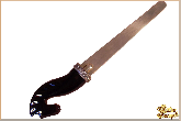 Канцелярский нож Конь (с латунным лезвием) из обсидиана