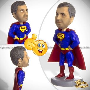 Кукла шарж для мужчины «Супермен»
