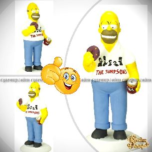 Кукла шарж по фото "Гомер Симпсон"