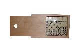 Домино турнирное D6 в деревянном пенале