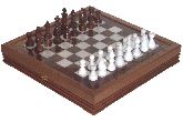 Шахматы каменные Американские (высота короля 3,50")