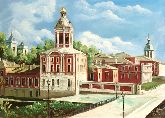 Картина на холсте "Александро-Невская Лавра"