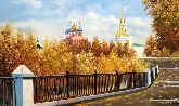 Картина на холсте "Вид на Рязанский Кремль"