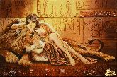 Картина из янтаря Клеопатра