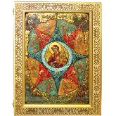 Образ Божией матери Неопалимая купина, Живописная икона, 29 Х42
