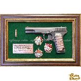 Панно с пистолетом "ТТ" с наградами СССР в подарочной коробке