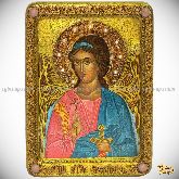 Ангел Хранитель, живописная икона, 21х29 на кипарисе