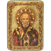 Святитель Николай, архиепископ, Аналойная икона, 21 Х29